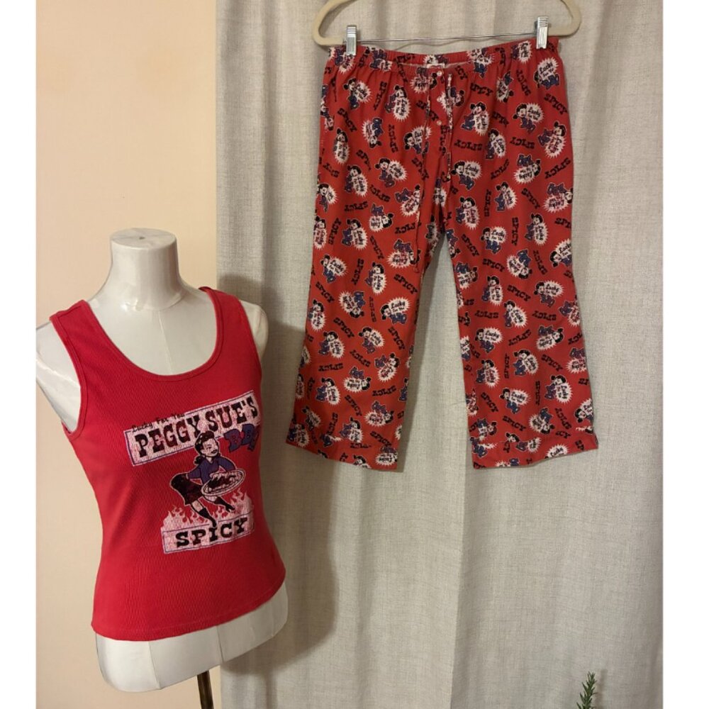 RARE!! Vintage 90s 00s Lucky Brand Pajama Set